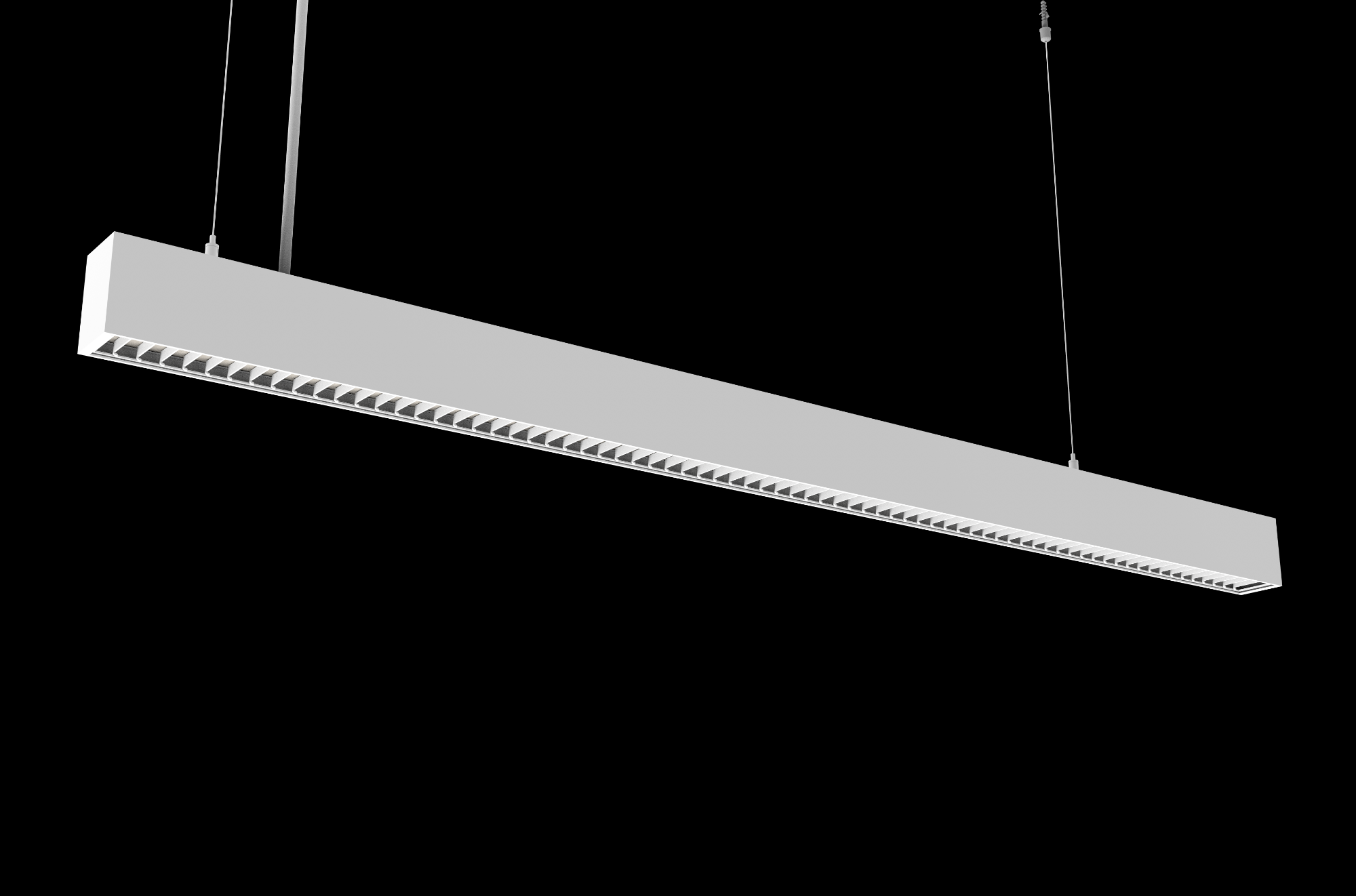 MUSES led linear light 6378 with thea cover diffuser low UGR