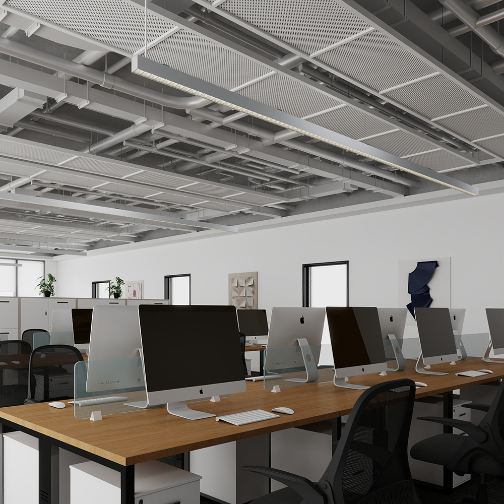 Baldrリニアライト - 高い発光効率と低いグレア値、オフィスや商業スペースに適しています