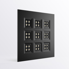 Daphne モジュラーパネルライト - UGR<11、180lm/w、オフィス/学校/工場などに最適。