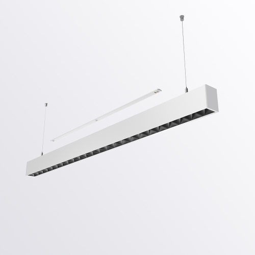 ルナ リニア ライト - UGR < 19、最大 180 lm/w、高効率、低エネルギー消費、オフィス/学校/図書館などに最適。
