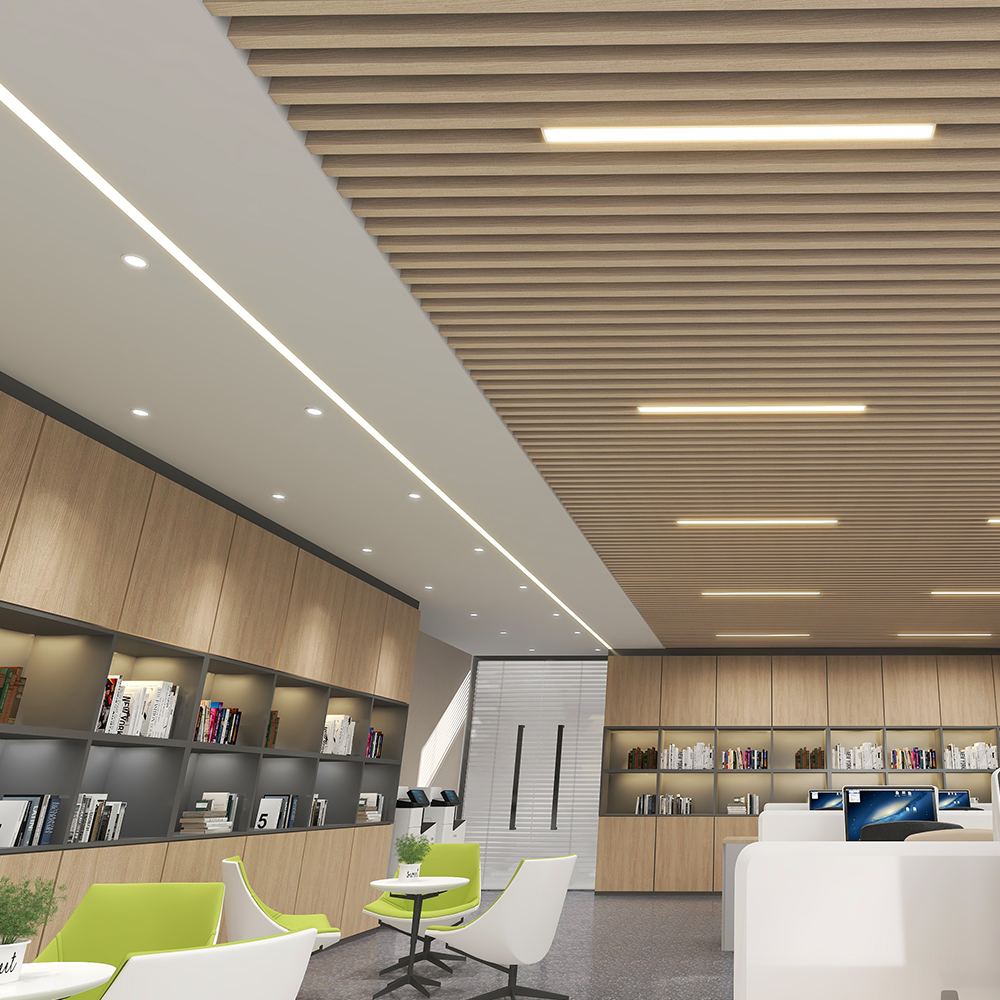 Mina LED recessed linear light-max180lm/w,UGR<19,for office/school/indoor light etc.