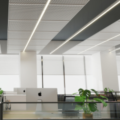 Urania リニアライト 建築用LEDリニアライト（アップ/ダウンライト付き） | 30% アップライト、70% ダウンライト | DALI調光対応 | オフィス・商業用照明