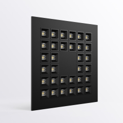 Rhea 32 モジュラーパネルライト 高効率 LED パネルライト 160 lm/W | UGR<16 オフィス照明 | 工具不要で交換可能なモジュール | スマートな調光コントロール