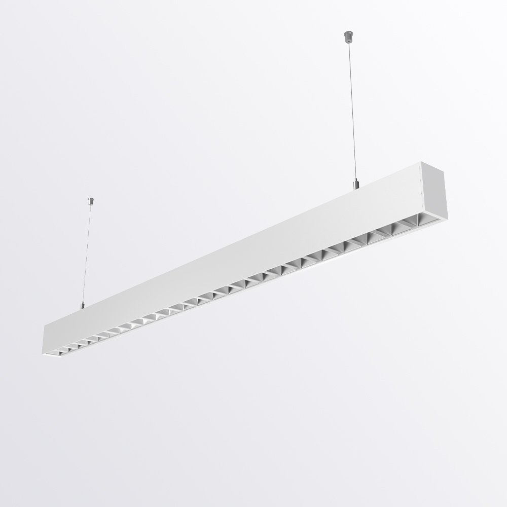 Zeus LEDリニアライト 連結可能なデザインを備えたモジュラーLEDリニアライト | UGR<19 | シルバー/ブラック/ホワイトのABSリフレクター | サスペンション&ウォールマウント | CEドライバー | オフィス&商業用