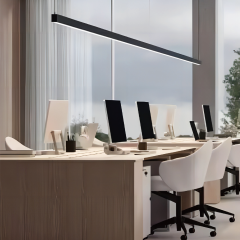 CoeusリニアLED照明 – 商業・建築用低グレアソリューション、UGR<19、CRI>80、簡単設置LED照明ソリューション