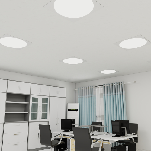 Lampad-A LED Backlit Panel Light- Slim, Elegant.Uniform Office Lighting