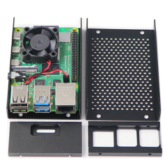 Raspberry Pi 4 Case 3 Model B Hat 4B Heatsink As Media Center Retro Stackable Gpi Cm3 Poe Nas Enclosure 95*60*32