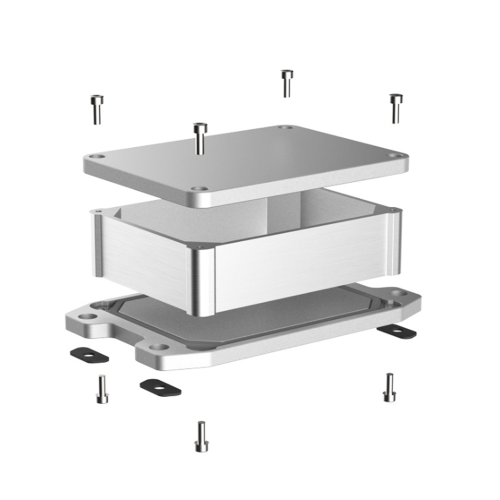 100*75mm High Quality Custom Extruded Aluminum Enclosure Electronics Box