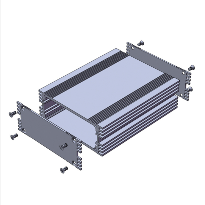 90*35-Lmm anodized extrusion aluminum enclosure cases box electronics enclosure cases