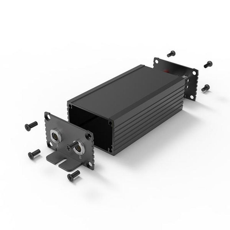 46.2*29.6mm CNC Machining Anodized Aluminum Enclosure box metal electronics instrument enclosures PCB enclosure