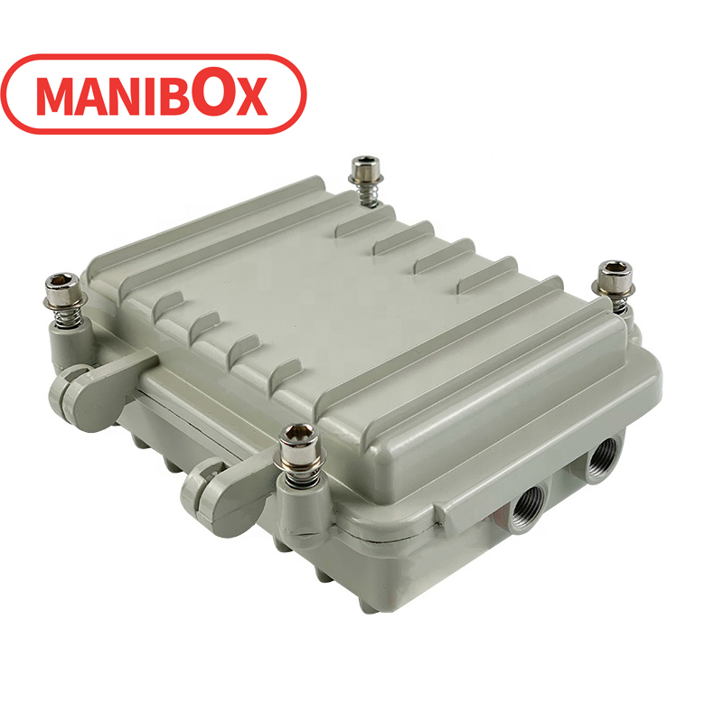 A-016B:130*90*45MM Waterproof die cast aluminum box amplifier enclosure CATV box telecom enclosure