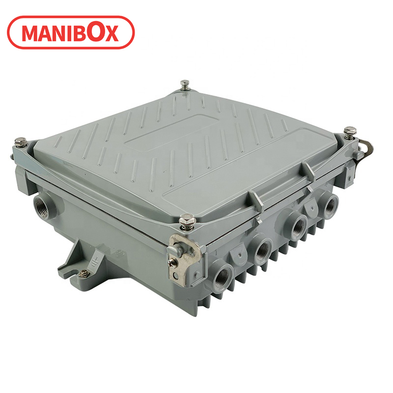 aluminum enclosure box amplifier CATV telecom enclosure A-022-A:204*202*72MM