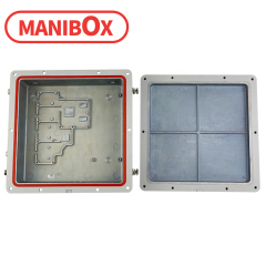 outdoor aluminum box enclosure amplifier enclosure CATV telecom enclosure A-075A:175*175*48MM