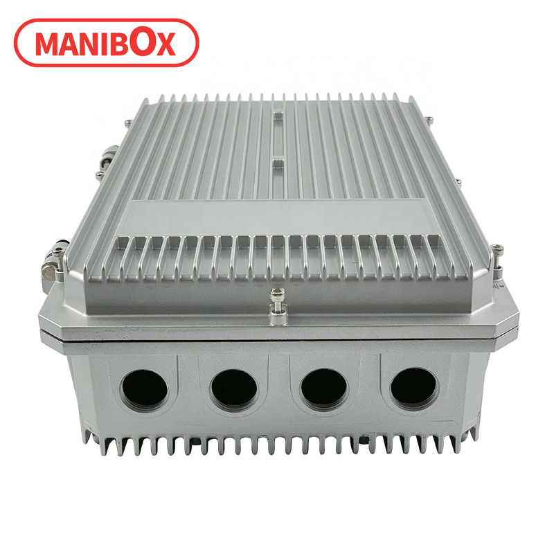 A-031-B: 304*184*77MM waterproof aluminum box enclosure amplifier CATV box telecom enclosure