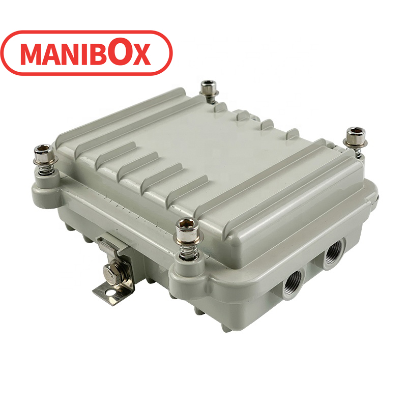 Waterproof die cast aluminum box amplifier enclosure CATV box telecom enclosure A-016B:130*90*45MM