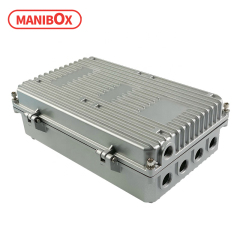 Outdoor aluminum box enclosure amplifier enclosure CATV telecom box enclosure A-021B:304*184*88MM