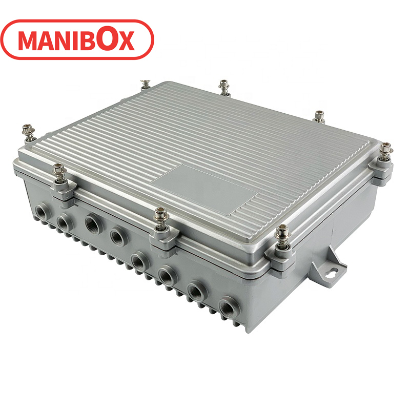 Outdoor aluminum box Enclosure Amplifier CATV telecom enclosure box A-041-B:337*263*86MM