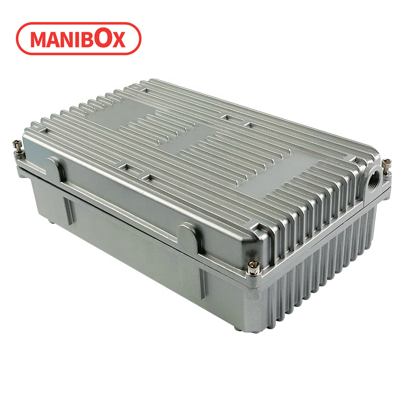 Outdoor aluminum box enclosure amplifier enclosure CATV telecom box enclosure A-021B:304*184*88MM