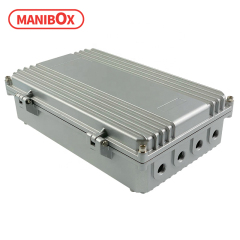 Waterproof Diecast Aluminum Enclosure CATV Signal Amplifier Enclosure A-021A:304*184*78MM