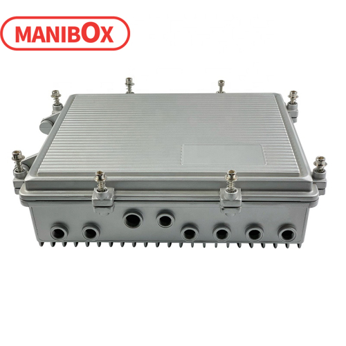Outdoor aluminum box Enclosure Amplifier CATV telecom enclosure box A-041-B:337*263*86MM