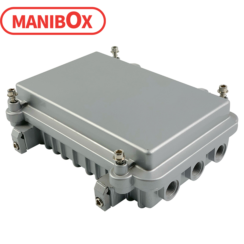 Waterproof die cast aluminum enclosure CATV enclosure for electronic device A-001B:210*130*60MM