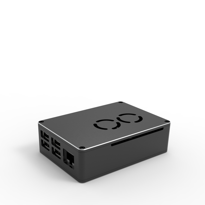 Raspberry pi 4B case heat dissipation aluminum alloy box with fan raspberry PI 4 development board protection enclosure accessories