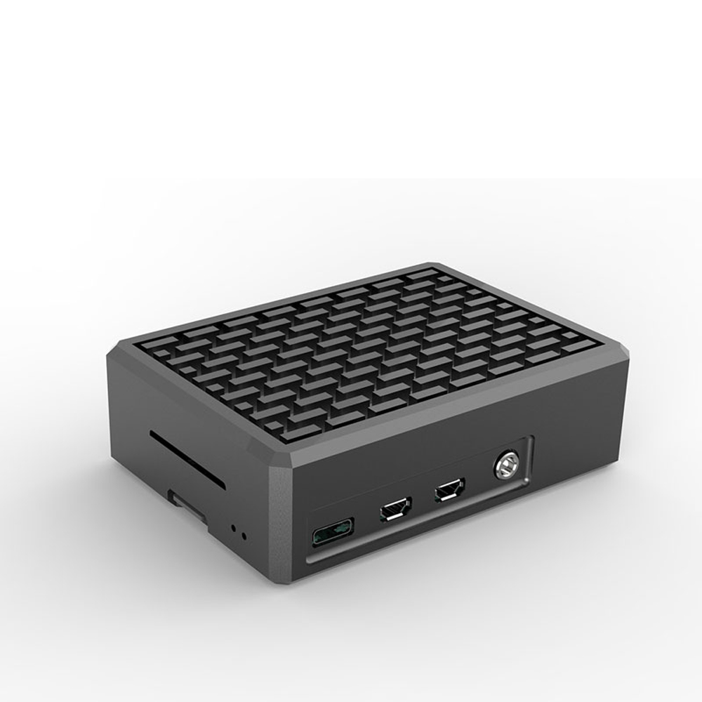 New Arrival raspberry pi 4B case heat dissipation metal housing raspberry pi4 motherboard aluminum alloy protective housing