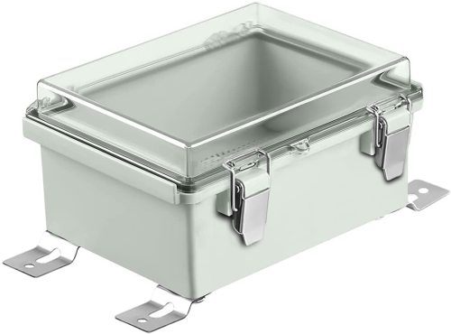 IP65 waterproof enclosure for electronics plastic box hinged outdoor weatherproof cabinets for electronics device plastic electrical junction box150x100x70mm