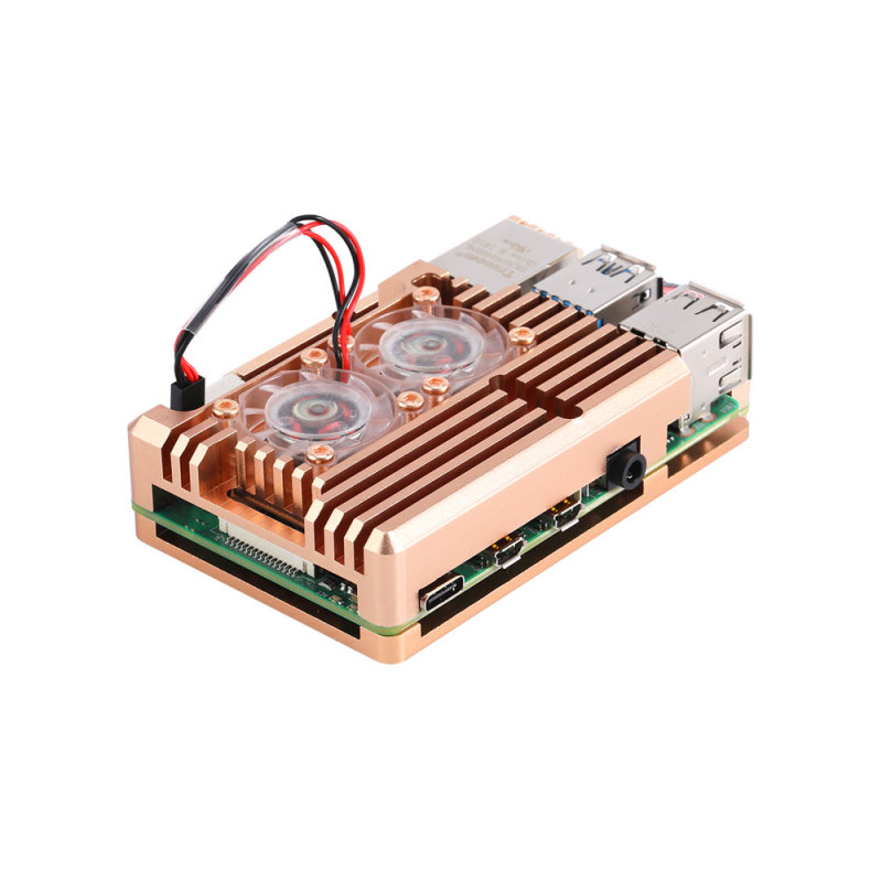 Raspberry pi 4B case aluminum alloy Heatsink Cooler Raspberry pi4B motherboard protective enclosure