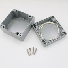 Waterproof diecast aluminum enclosure extruded electrical junction box for power supply140*140*75mm