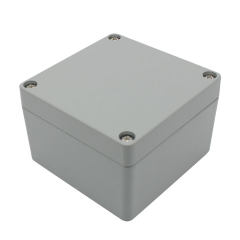 Hot sale diecast aluminum enclosure electronic junction box amplifier enclosure junction housing for PCB 120*120*82mm