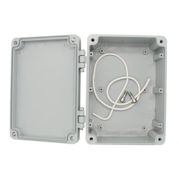 High quality diecast aluminum enclosure with hinge customized waterproof metal aluminum enclosure185*135*85 mm