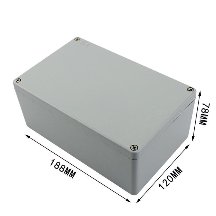 High quality Die Casting Aluminum handheld Electrical Box Enclosure188*120*78 mm