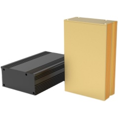 65*31*80mm brushed aluminum alloy case pcb instrument box metal electronic project enclosures