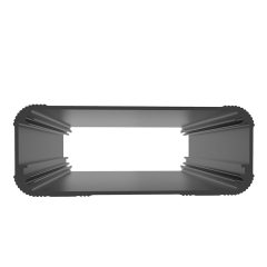 65.8*25-110mm aluminium extrusion profiles project case metal fabrication electronics enclosure