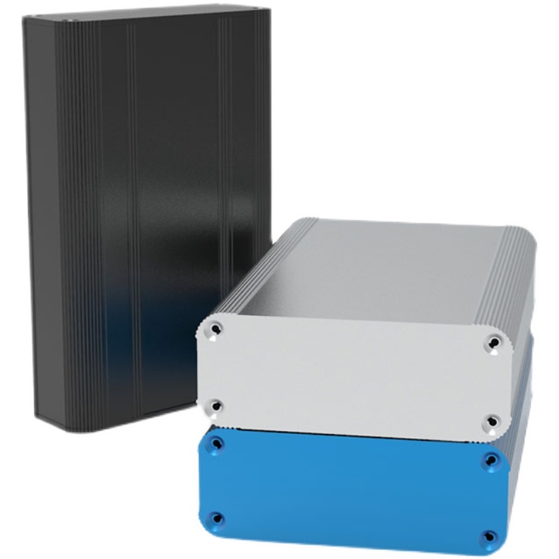 65.8*25-110mm aluminium extrusion profiles project case metal fabrication electronics enclosure
