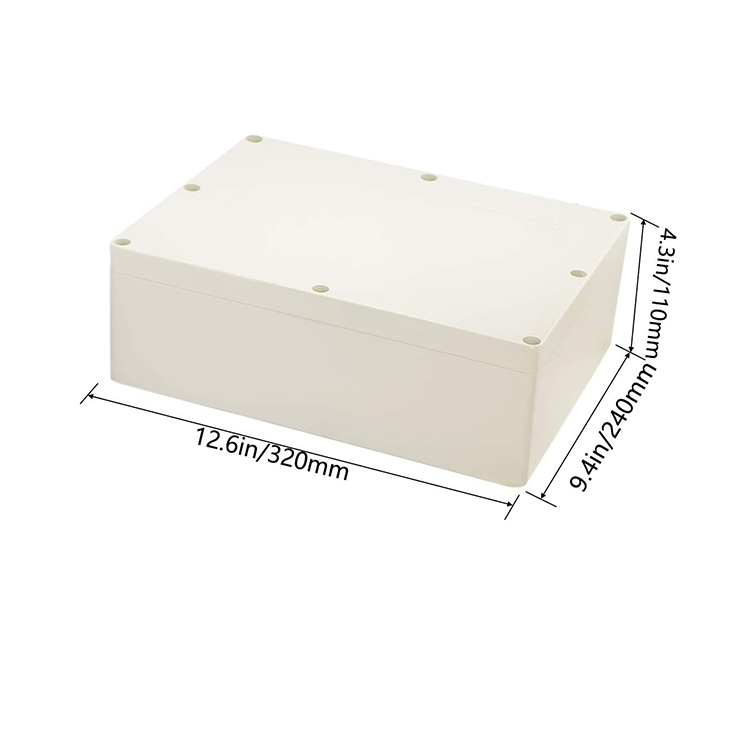Custom Waterproof Abs Plastic Enclosure electronic enclosures Junction Box for PCB electronic components 320x240x110 mm