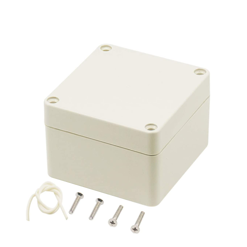 custom cnc milling ABS Plastic waterproof junction box battery box PCB electronic components box 83 x 81 x 56 mm