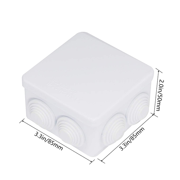 Custom ABS Plastic Enclosure Electronic Enclosure Junction box for PCB electronic components85 x 85 x 50mm