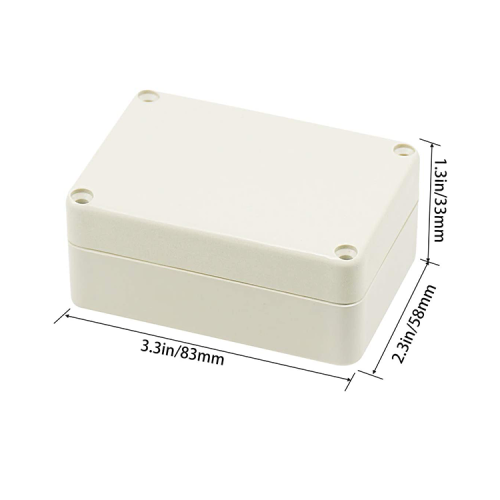 Plastic Outdoor ABS electronic enclosure waterproof junction box PCB electronic components box 83 x 58 x 33 mm