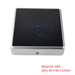 Custom ABS plastic enclosure door Access Control RFID Card reader enclosure 86*86*22mm