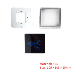 Custom ABS Plastic Injection molding Case Box Enclosure Card Reader Plastic Enclosure105*105*25mm