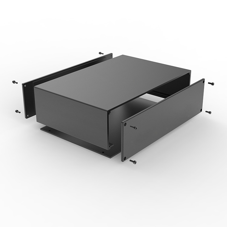 256*70.2mm-L aluminum extrusion design guide pcb enclosure box electronics case