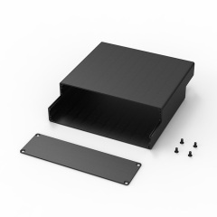 anodized extruded aluminum box electronics junction box 152*44mm-L