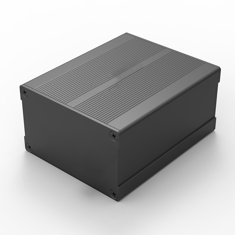 76*46mm-L brushed aluminum alloy case pcb instrument box metal electronic project enclosures