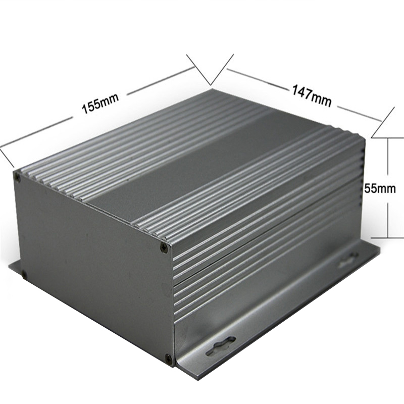 147*55mm-L Extruded Aluminum Enclosure Control Box Electronic Project Box For Diy Case