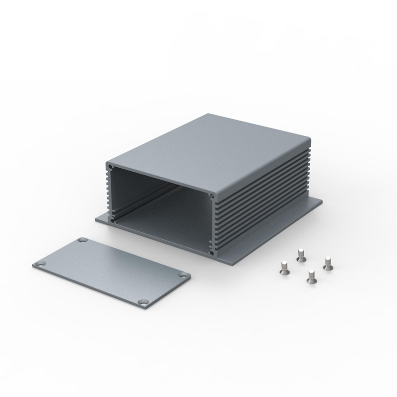 97*40.5mm-L Custom Aluminum Extrusion Box / Extruded Aluminum Enclosure For Electronics