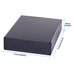 152*44mm-L Custom Aluminum Extrusion Box Extruded Aluminum Enclosure For Electronics