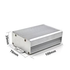70*35mm-L Aluminum Box DIY Electronic Project Black Instrument Case