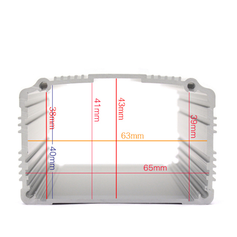 70*46mm-LNew DIY Extruded Electronic Project Aluminum Enclosure